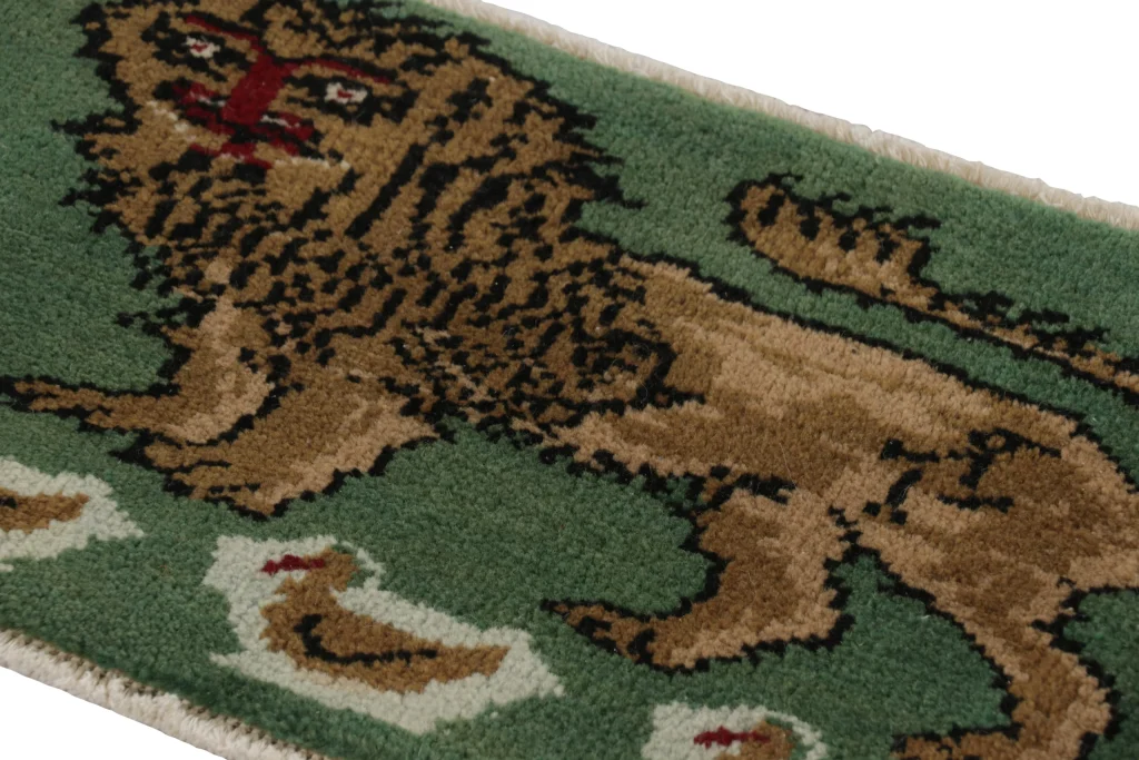 Vintage Gabbeh Pictorial Rug