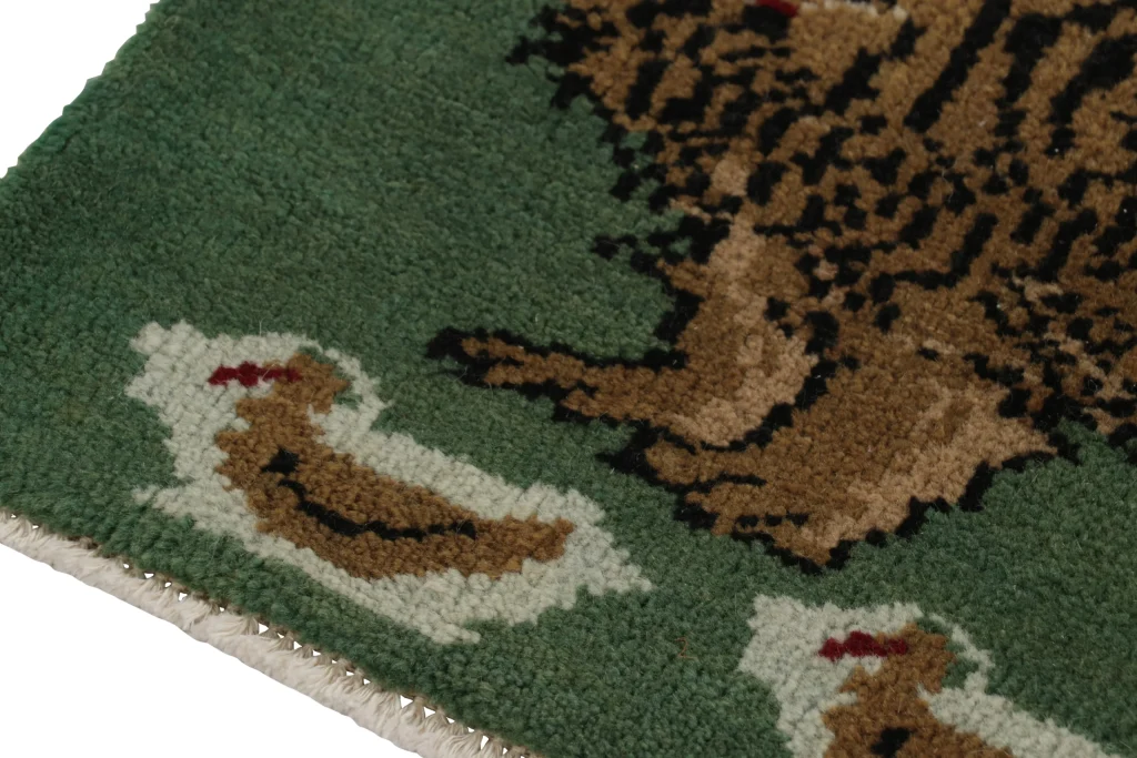 Vintage Gabbeh Pictorial Rug