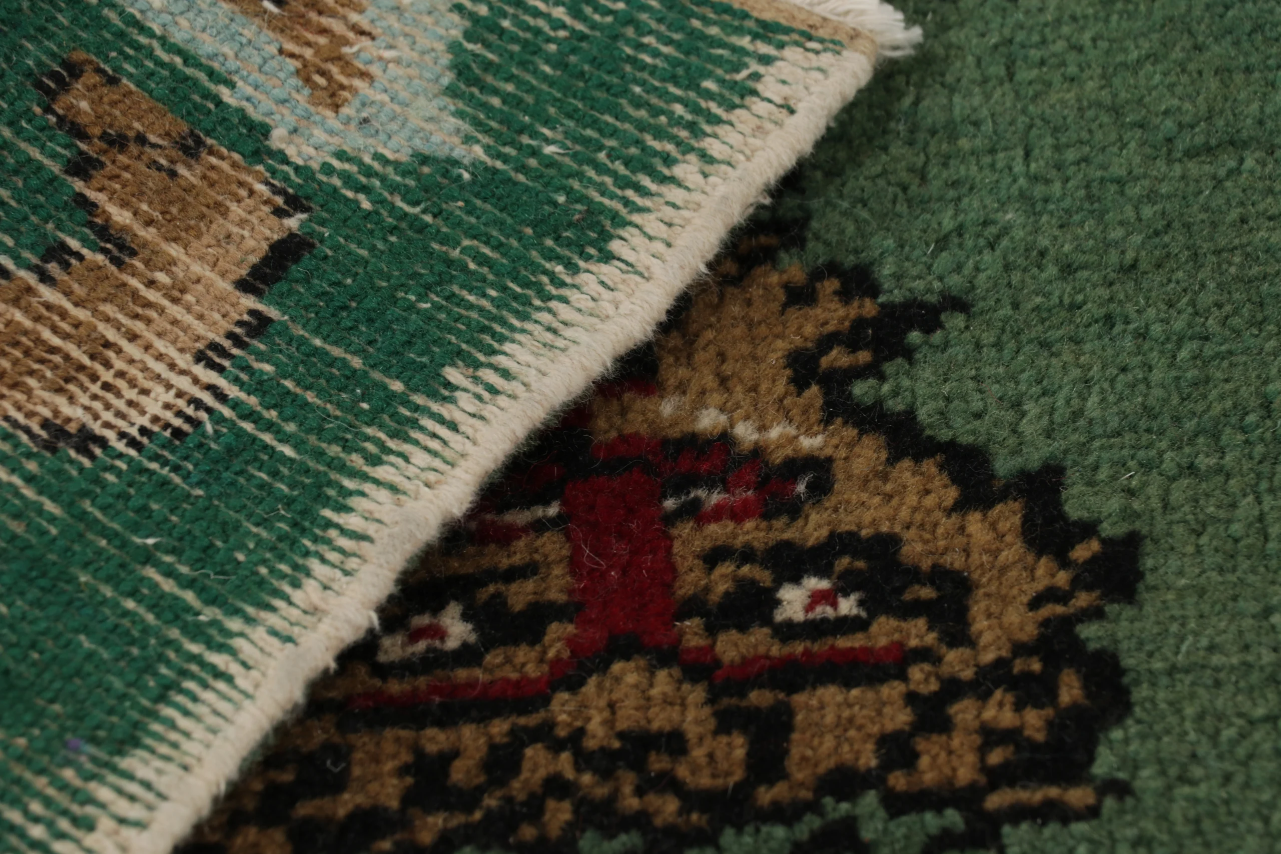 Vintage Gabbeh Pictorial Rug