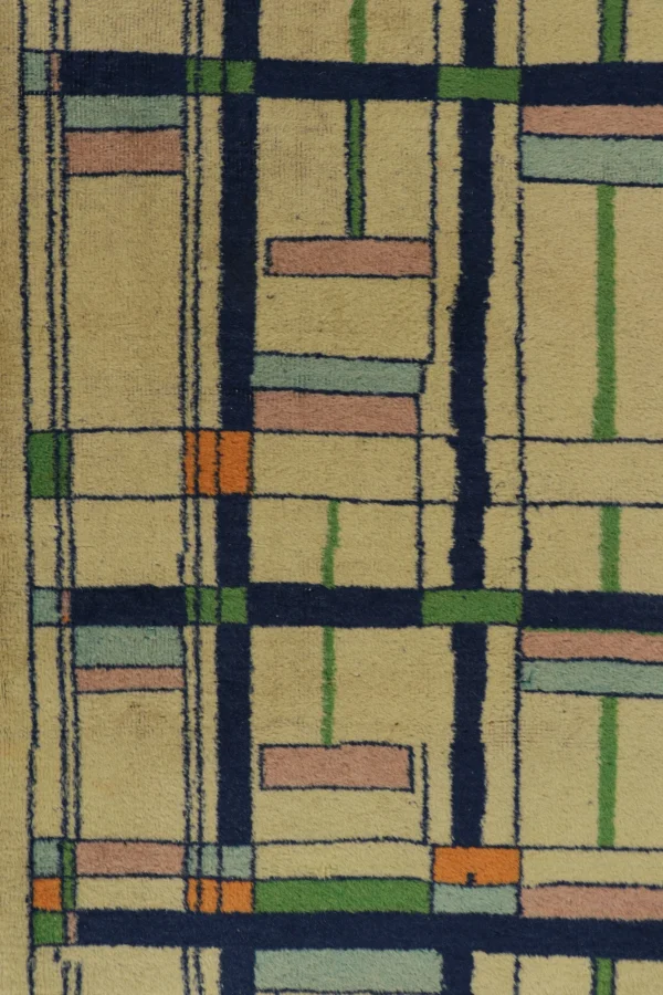 Vintage Zeki Müren Geometric Rug