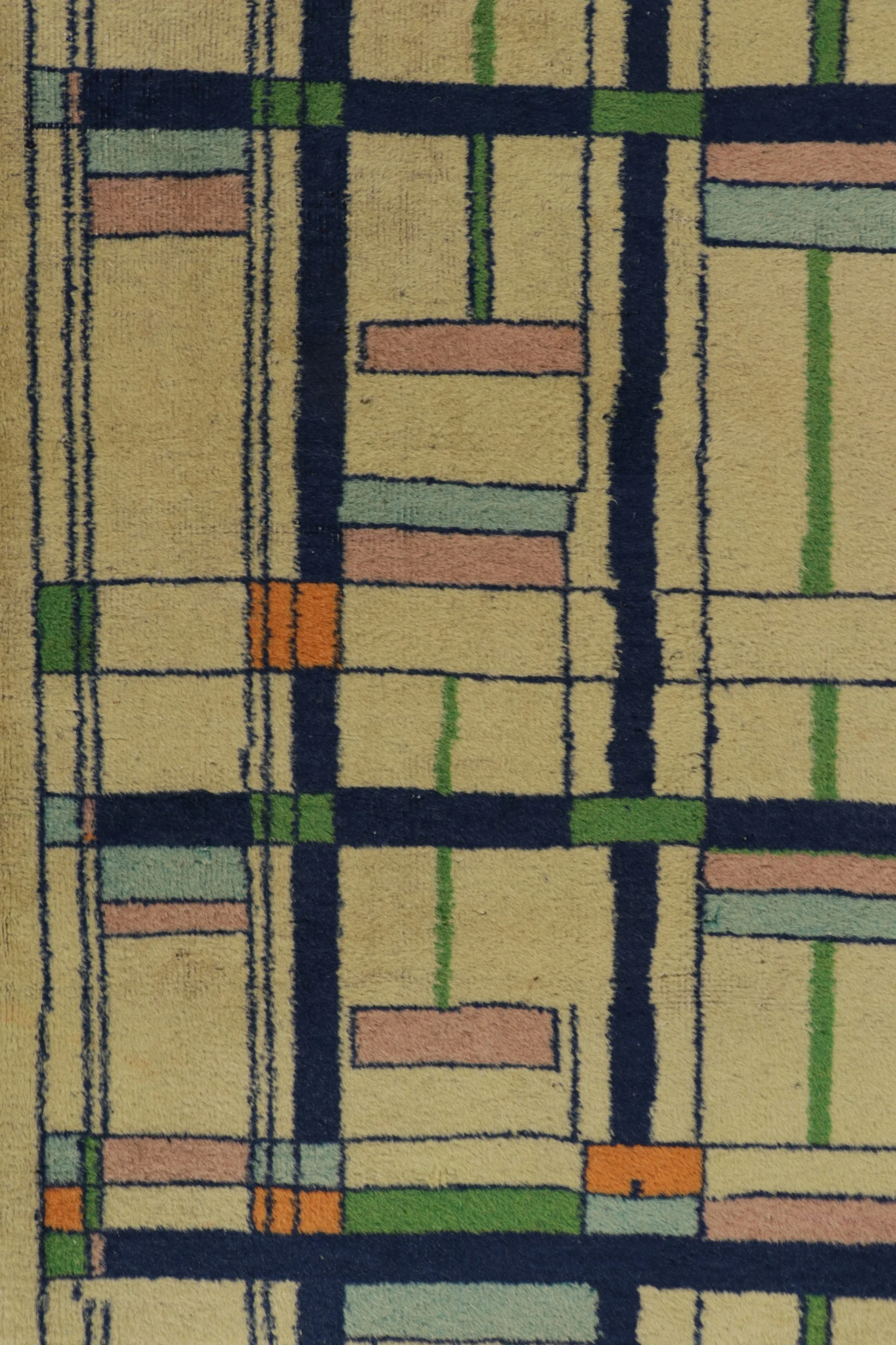 Vintage Zeki Müren Geometric Rug