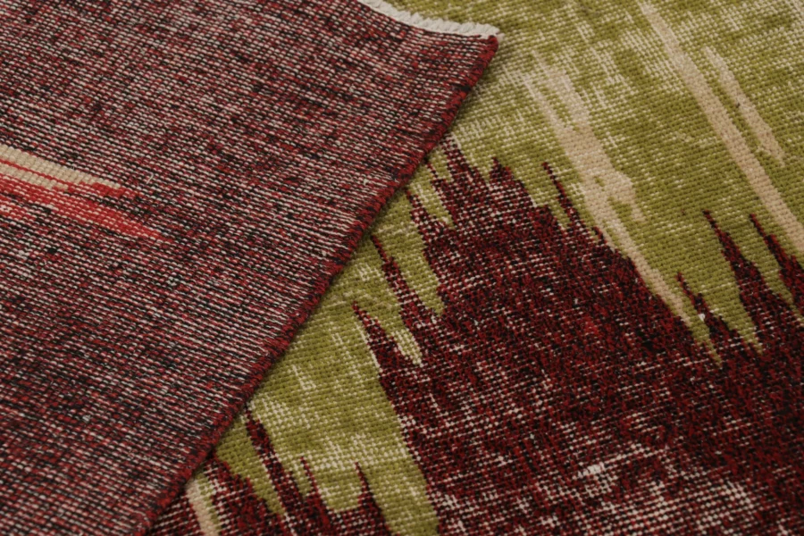 Vintage Zeki Müren Geometric Rug