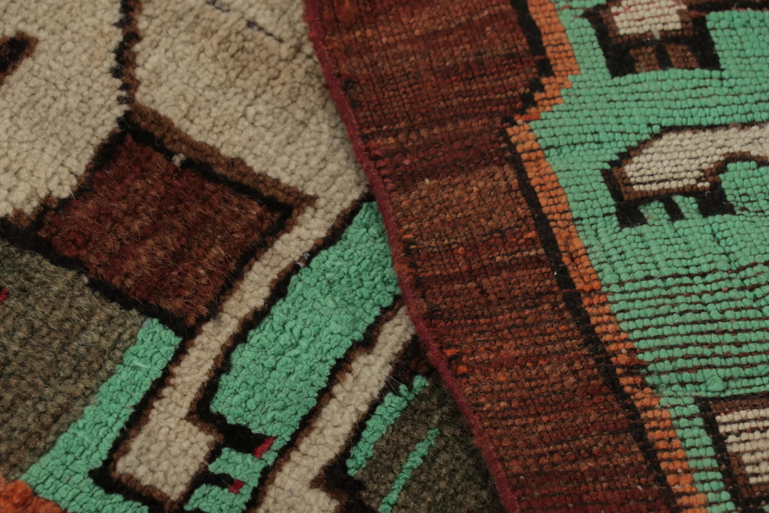Vintage Gabbeh Pictorial Rug