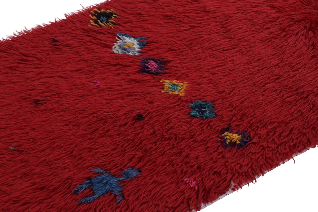 Vintage Tulu Geometric Runner Rug