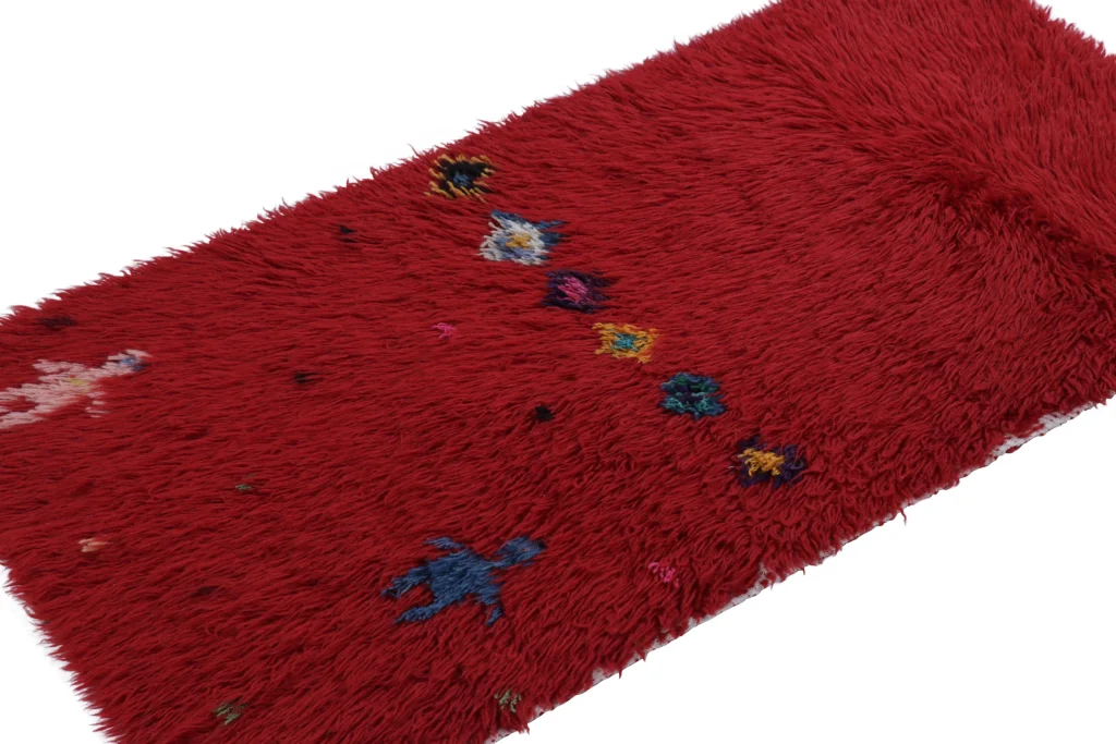 Vintage Tulu Geometric Runner Rug