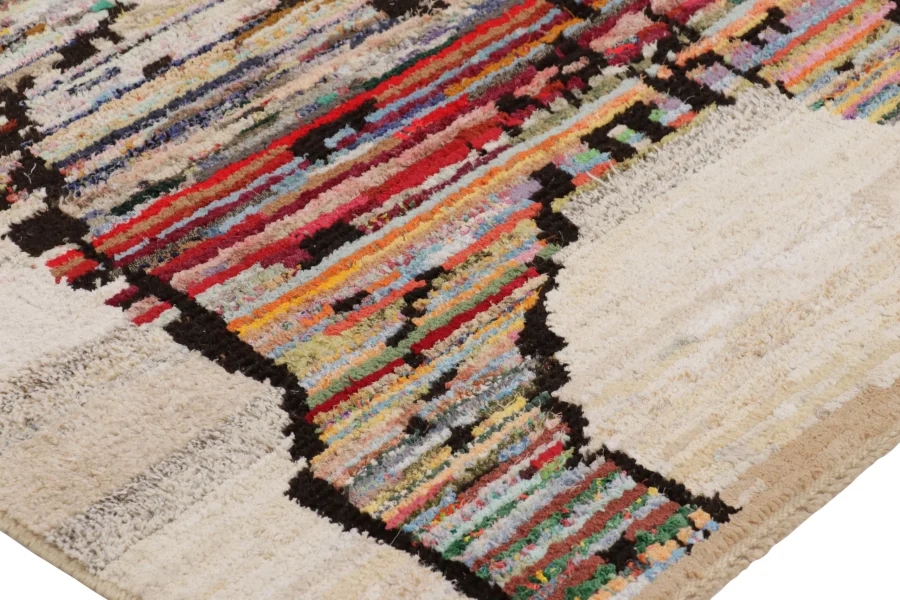 Modern Tiger Skin Patchwork Rug