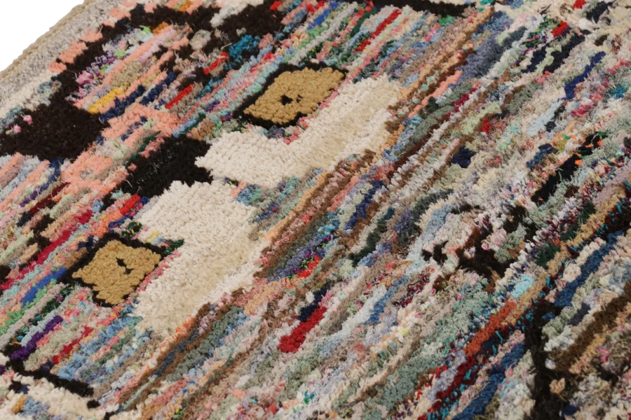 Modern Tiger Skin Patchwork Rug