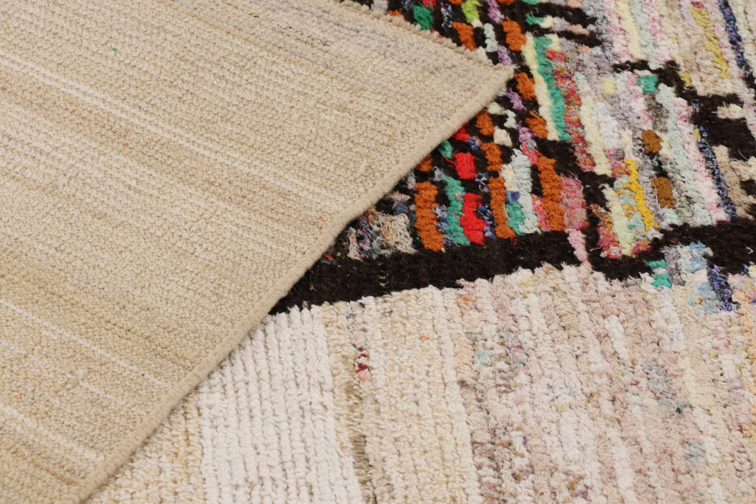 Modern Tiger Skin Patchwork Rug