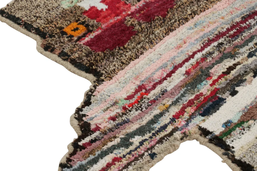 Modern Tiger Skin Patchwork Rug