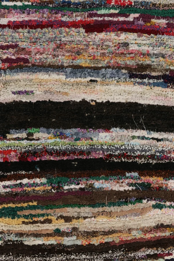Modern Tiger Skin Patchwork Rug