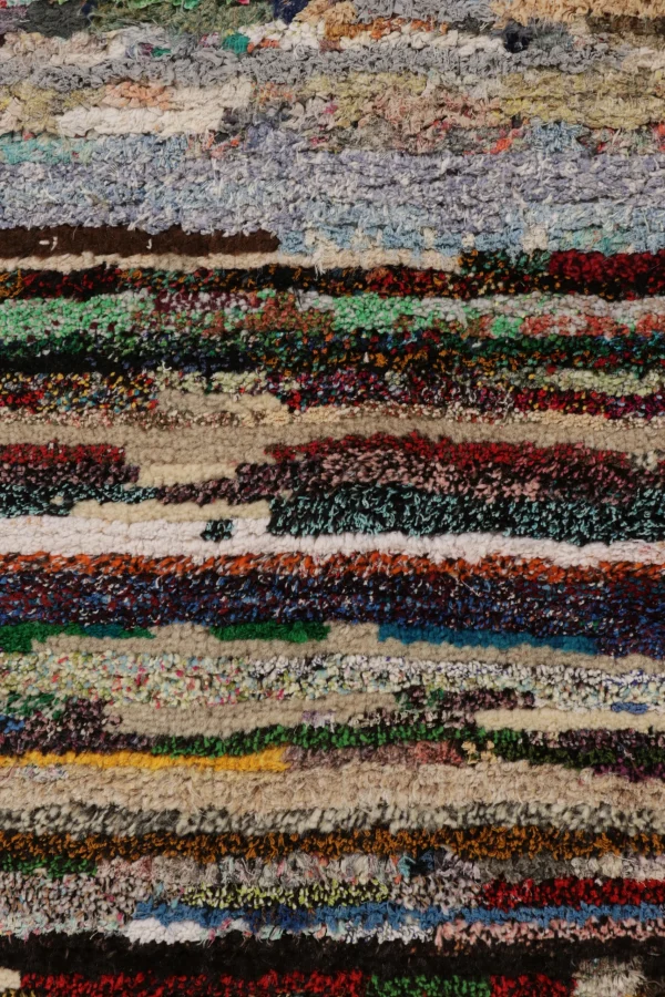 Modern Tiger Skin Patchwork Rug