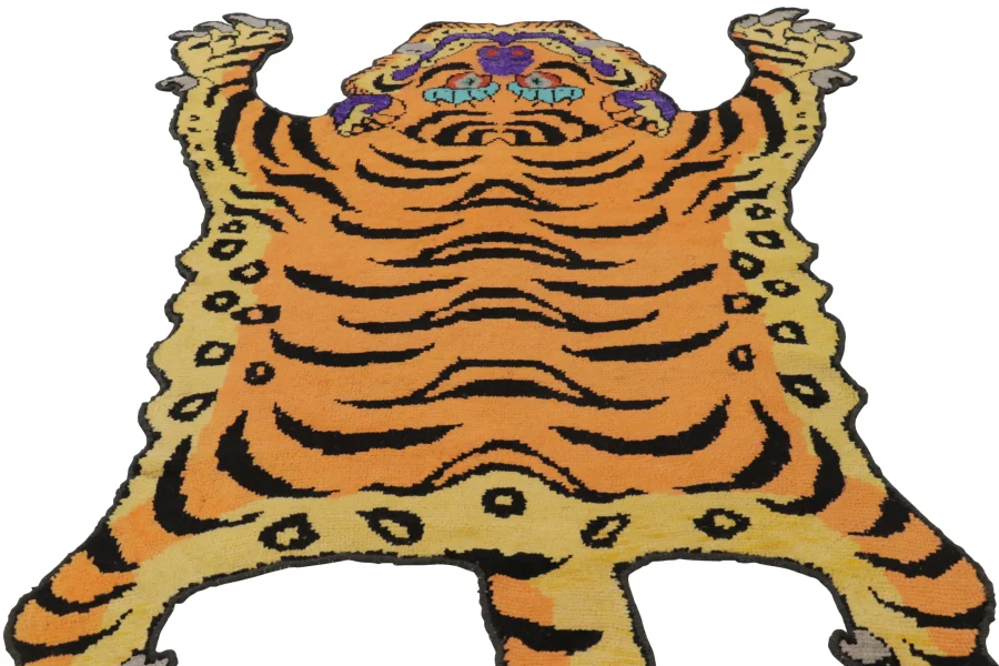Modern Tiger Skin Rug