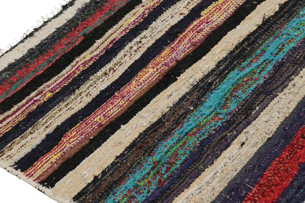Vintage Shahsavan Striped Kilim