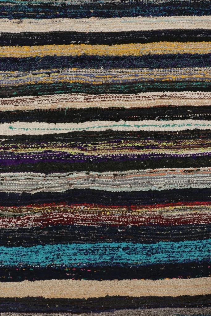 Vintage Shahsavan Striped Kilim