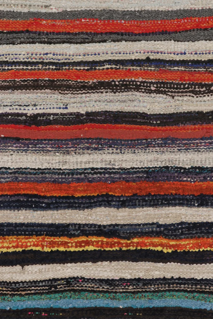 Vintage Shahsavan Striped Kilim