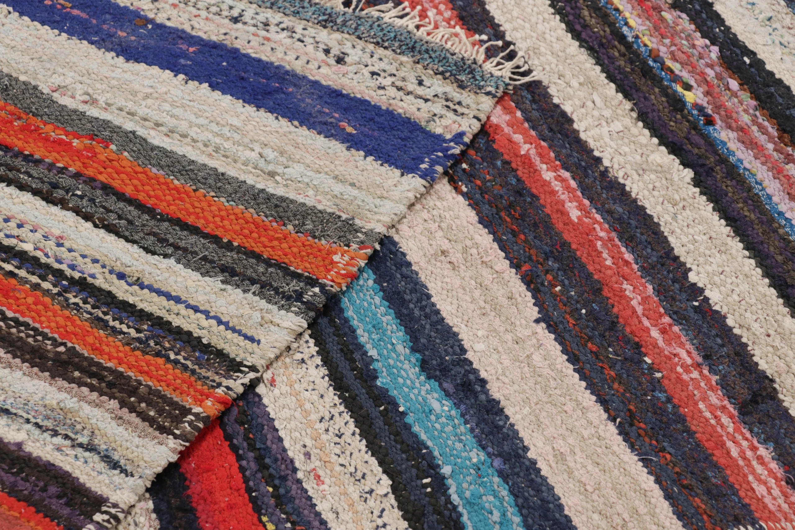 Vintage Shahsavan Striped Kilim