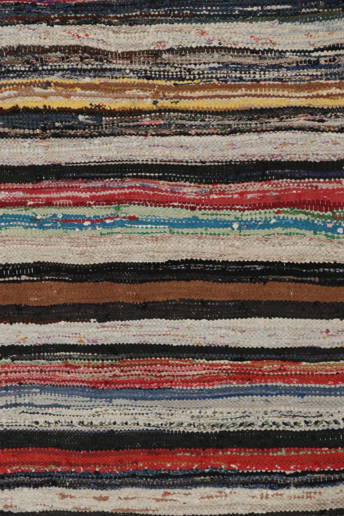 Vintage Shahsavan Striped Kilim