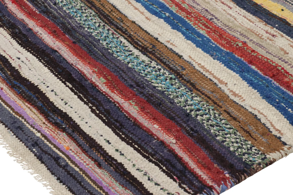 Vintage Shahsavan Striped Kilim