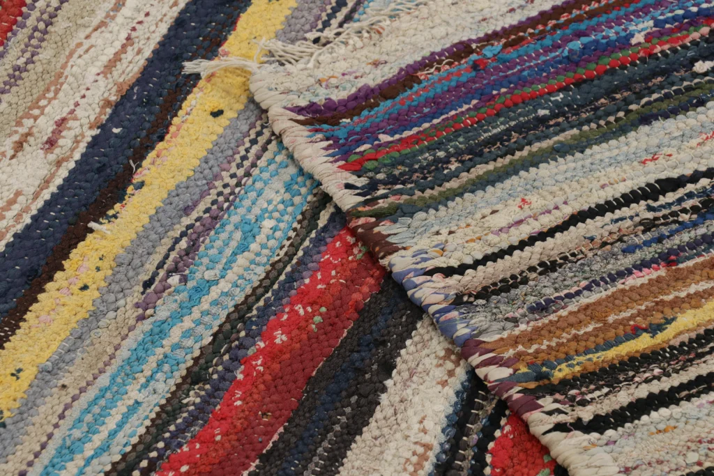 Vintage Shahsavan Striped Kilim