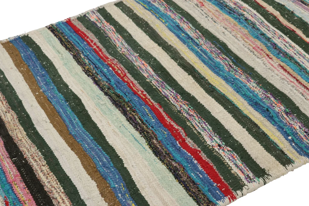 Vintage Shahsavan Striped Kilim
