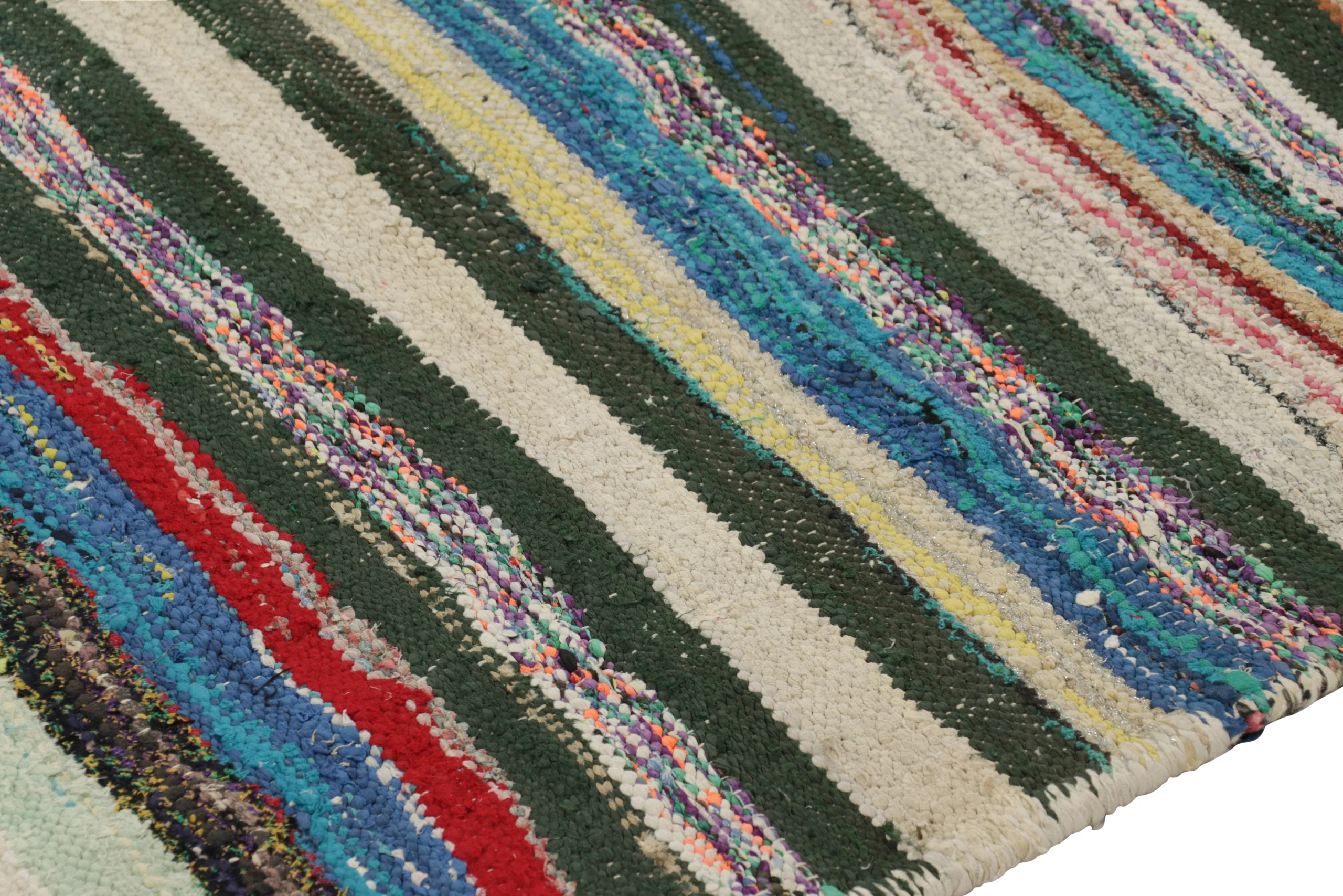 Vintage Shahsavan Striped Kilim