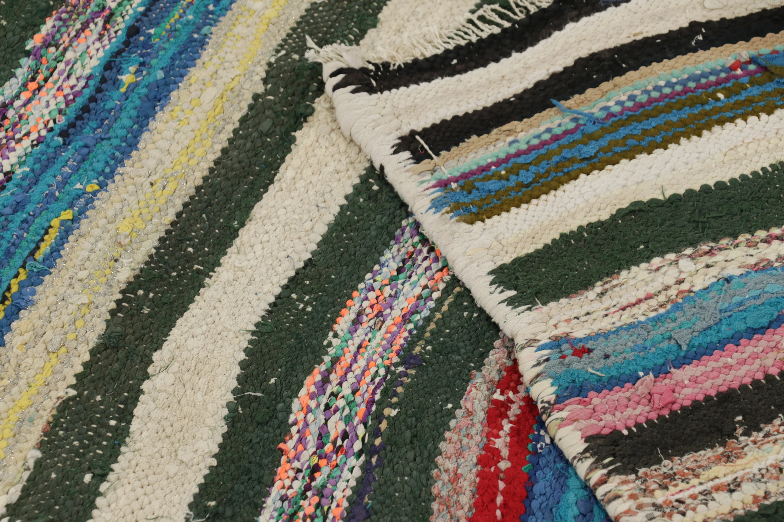 Vintage Shahsavan Striped Kilim