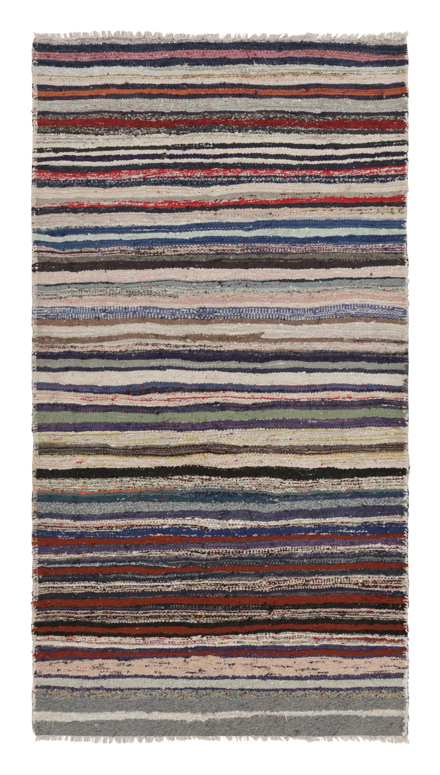 Vintage Shahsavan Striped Kilim