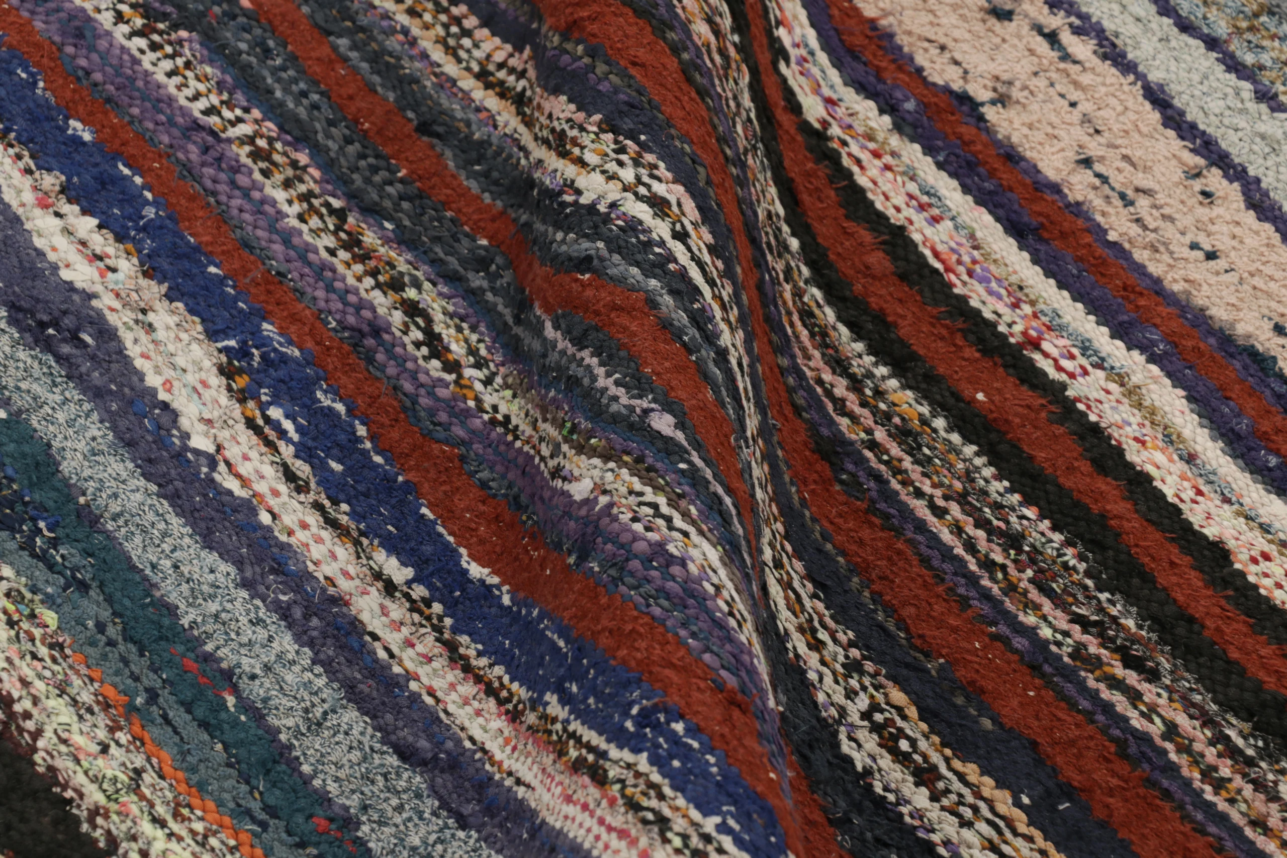 Vintage Shahsavan Striped Kilim