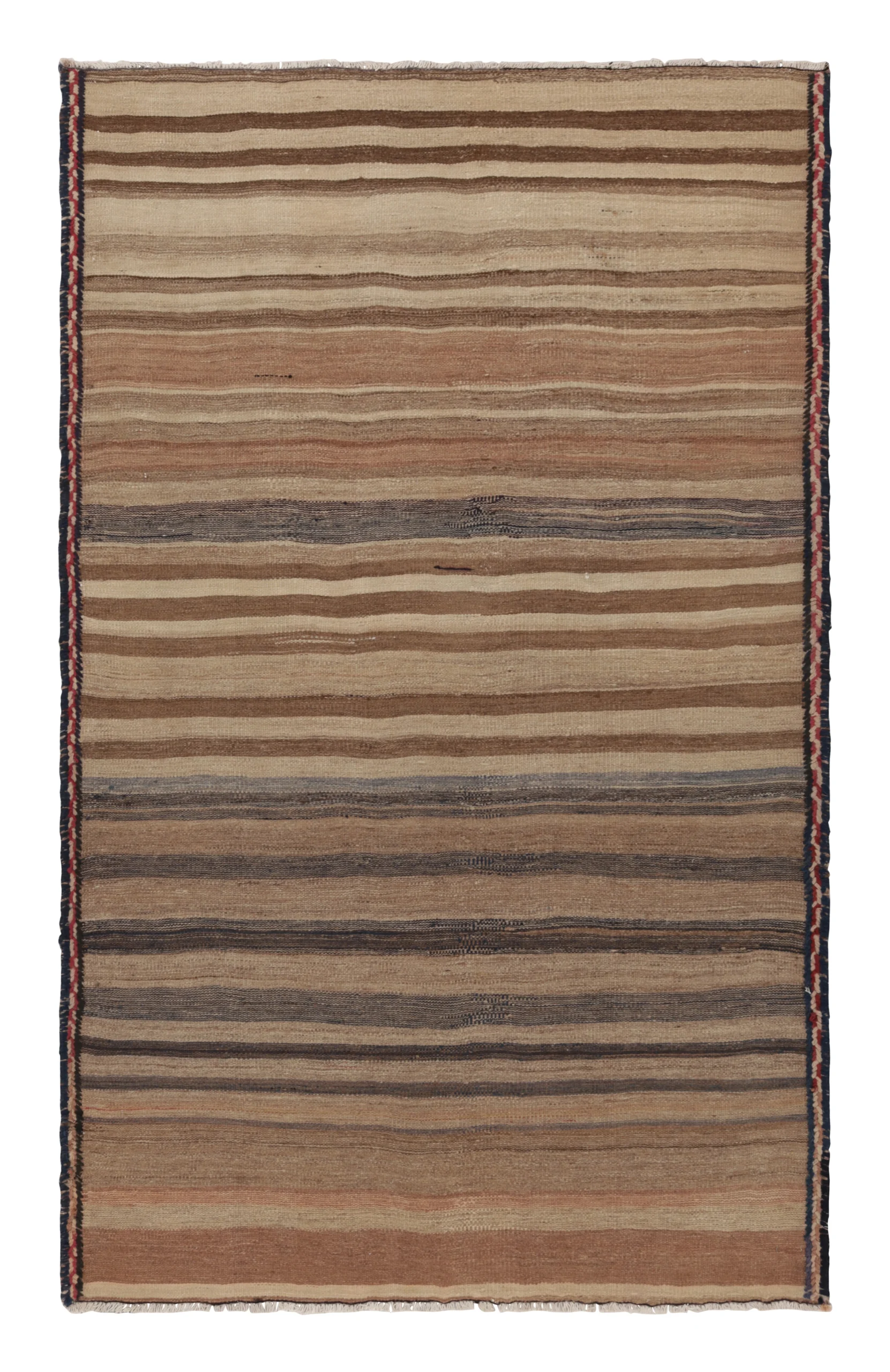Vintage Quchan Striped Kilim