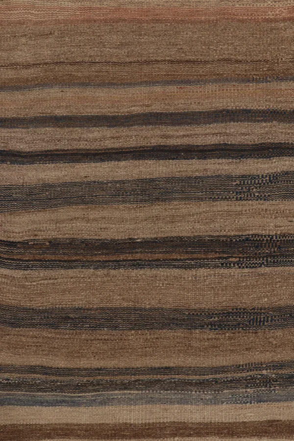 Vintage Quchan Striped Kilim