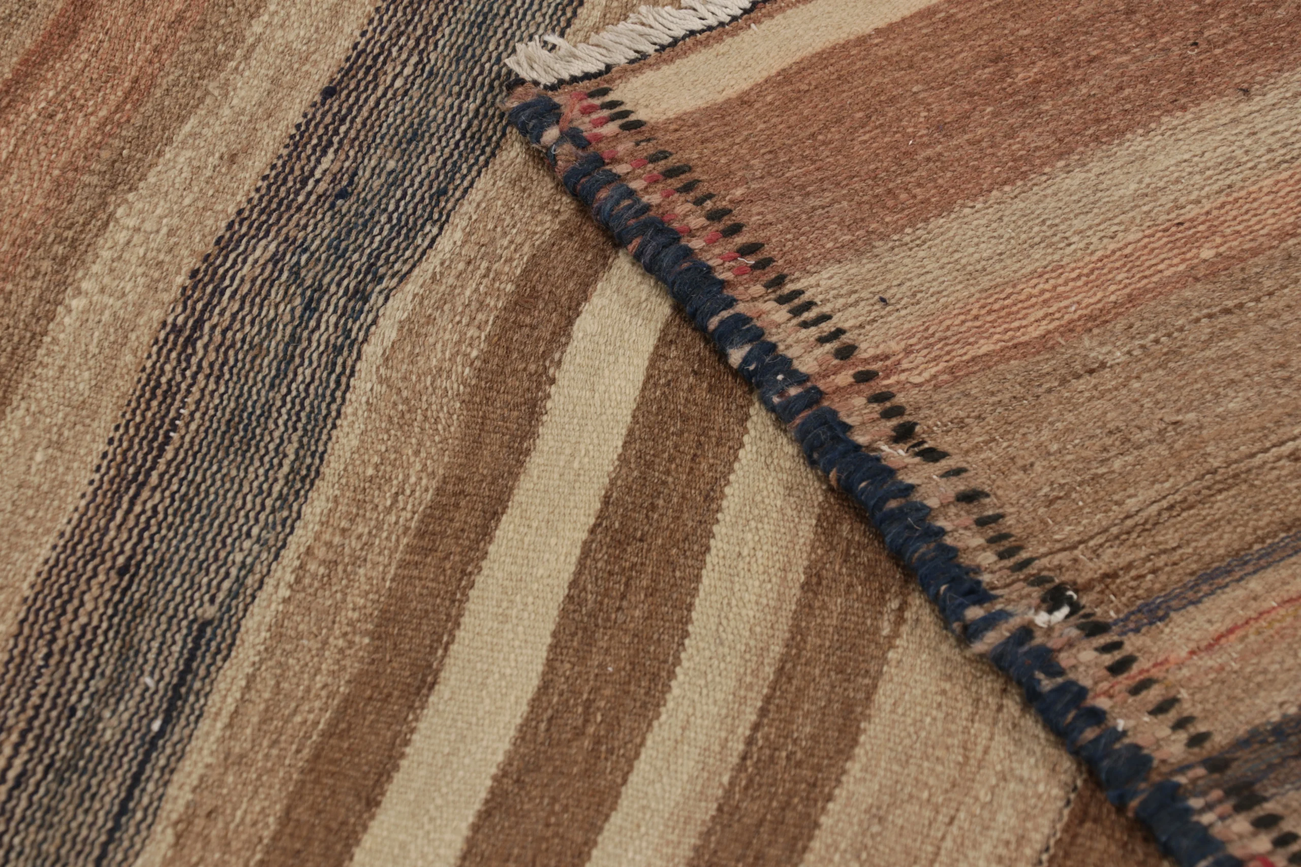 Vintage Quchan Striped Kilim