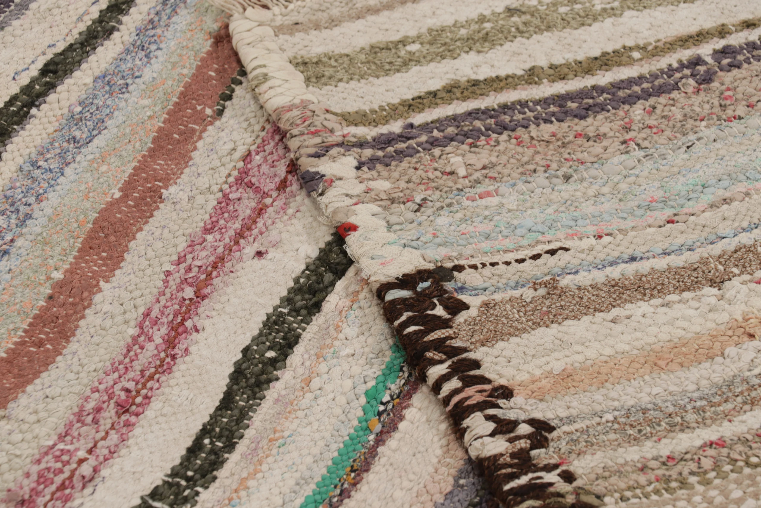 Vintage Shahsavan Striped Kilim