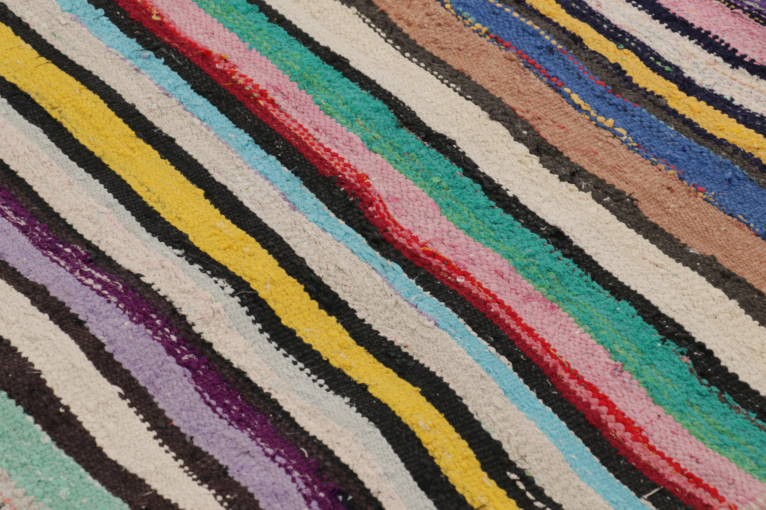 Vintage Shahsavan Striped Kilim