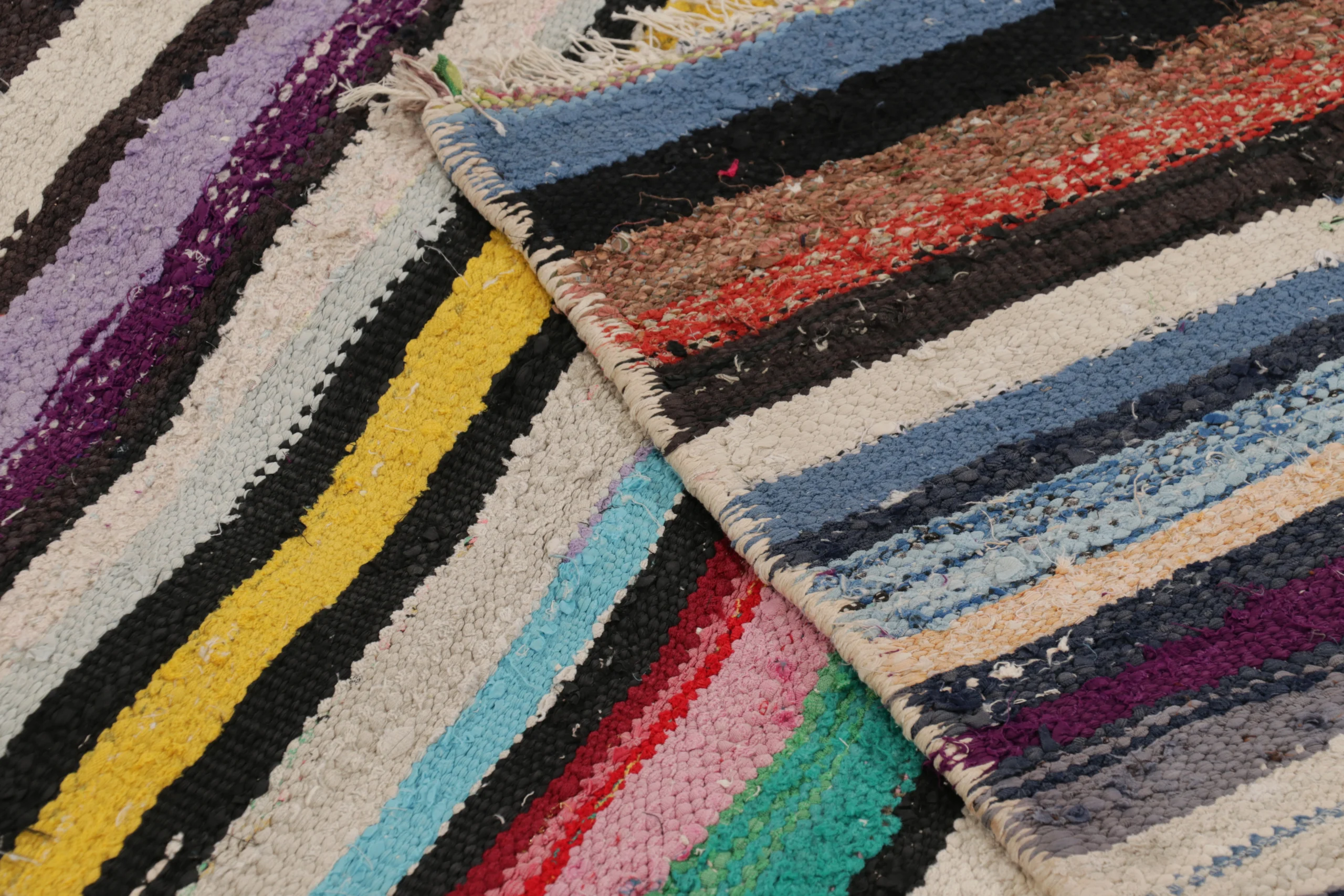 Vintage Shahsavan Striped Kilim