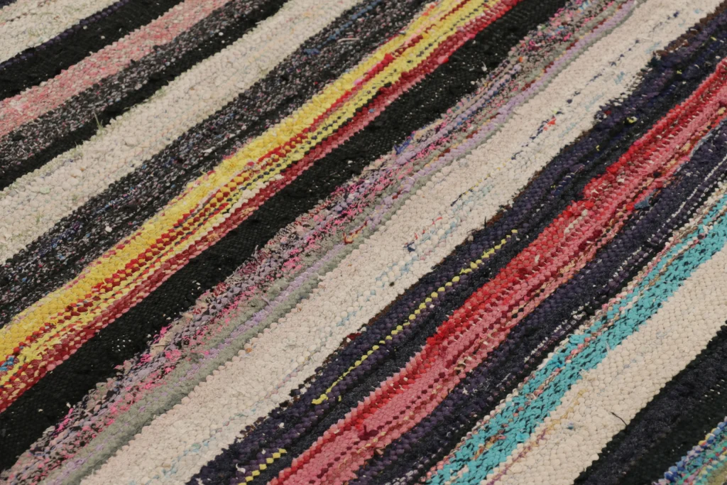 Vintage Shahsavan Striped Kilim