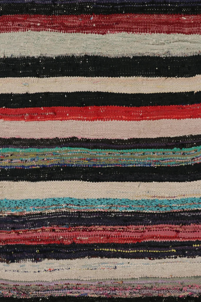 Vintage Shahsavan Striped Kilim