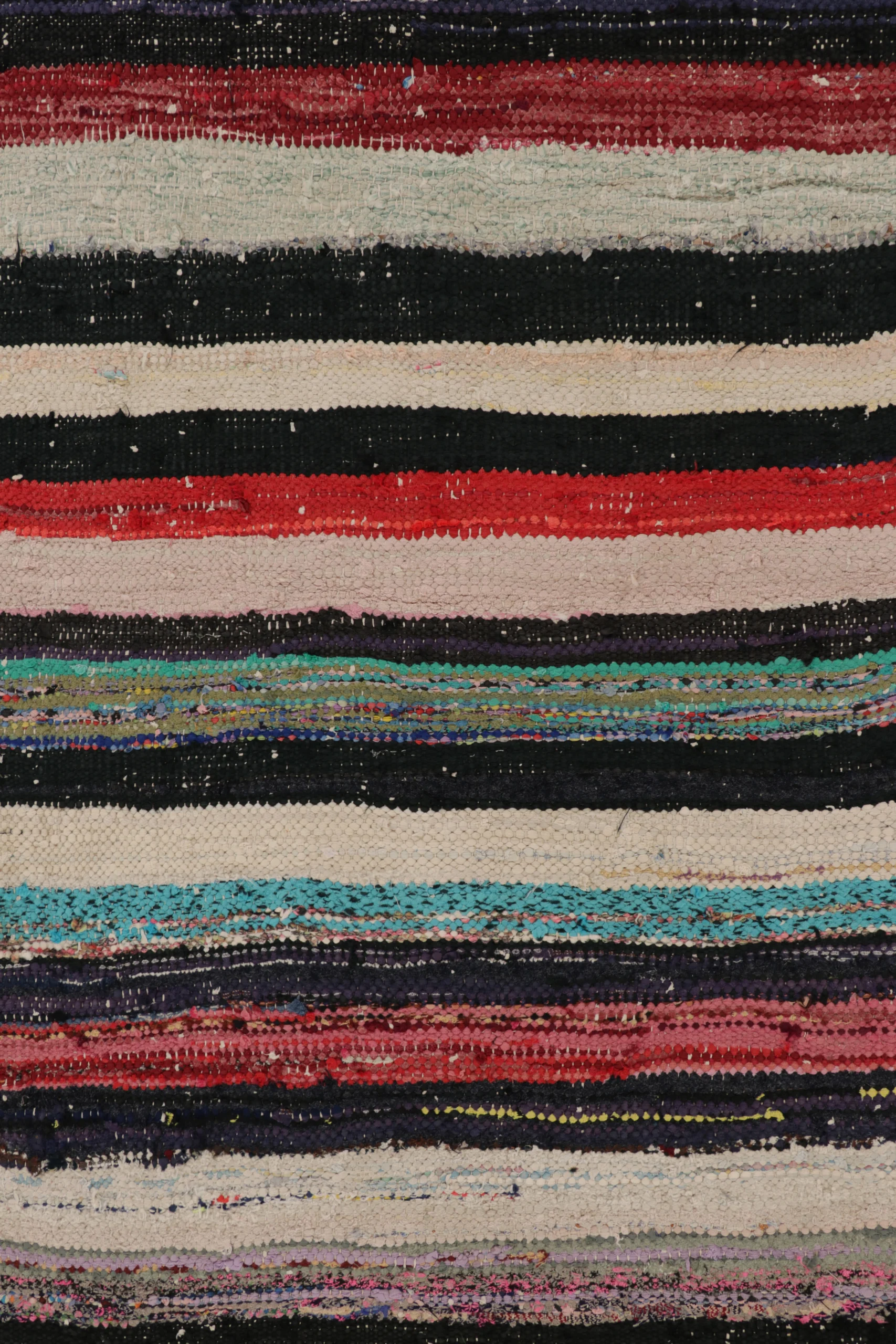 Vintage Shahsavan Striped Kilim