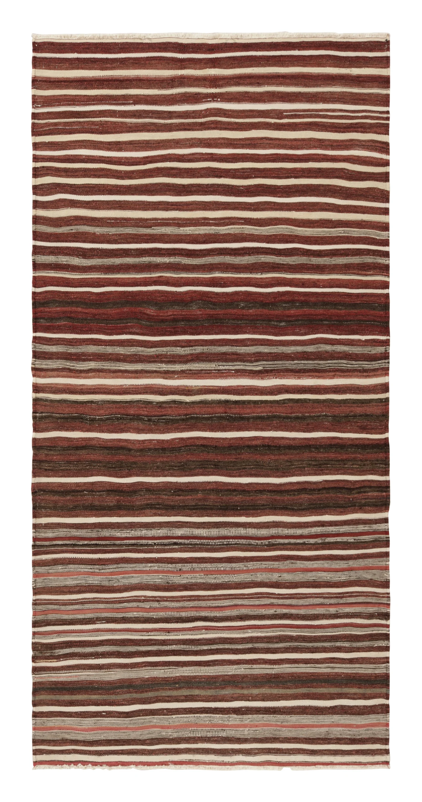 Vintage Shahsavan Striped Kilim