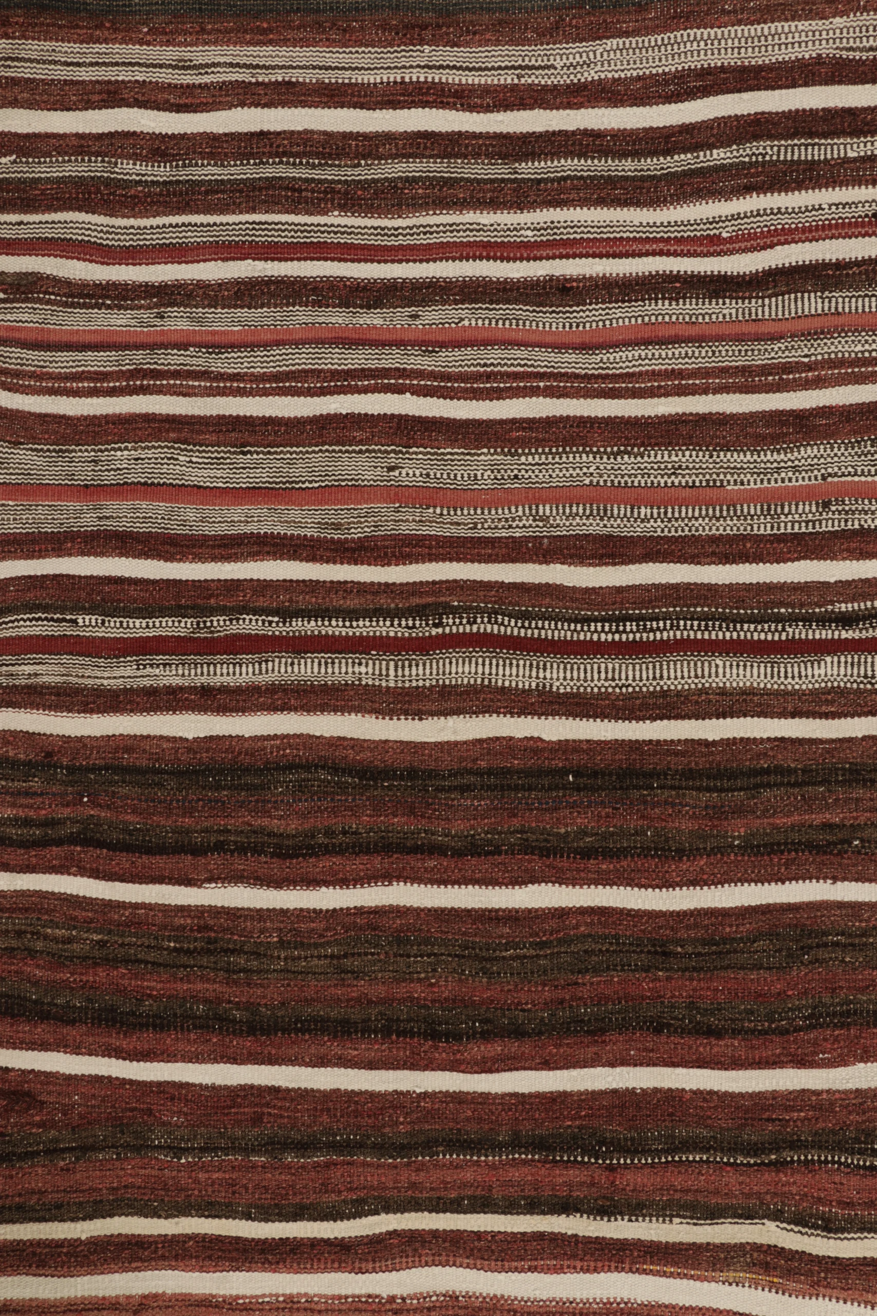 Vintage Shahsavan Striped Kilim