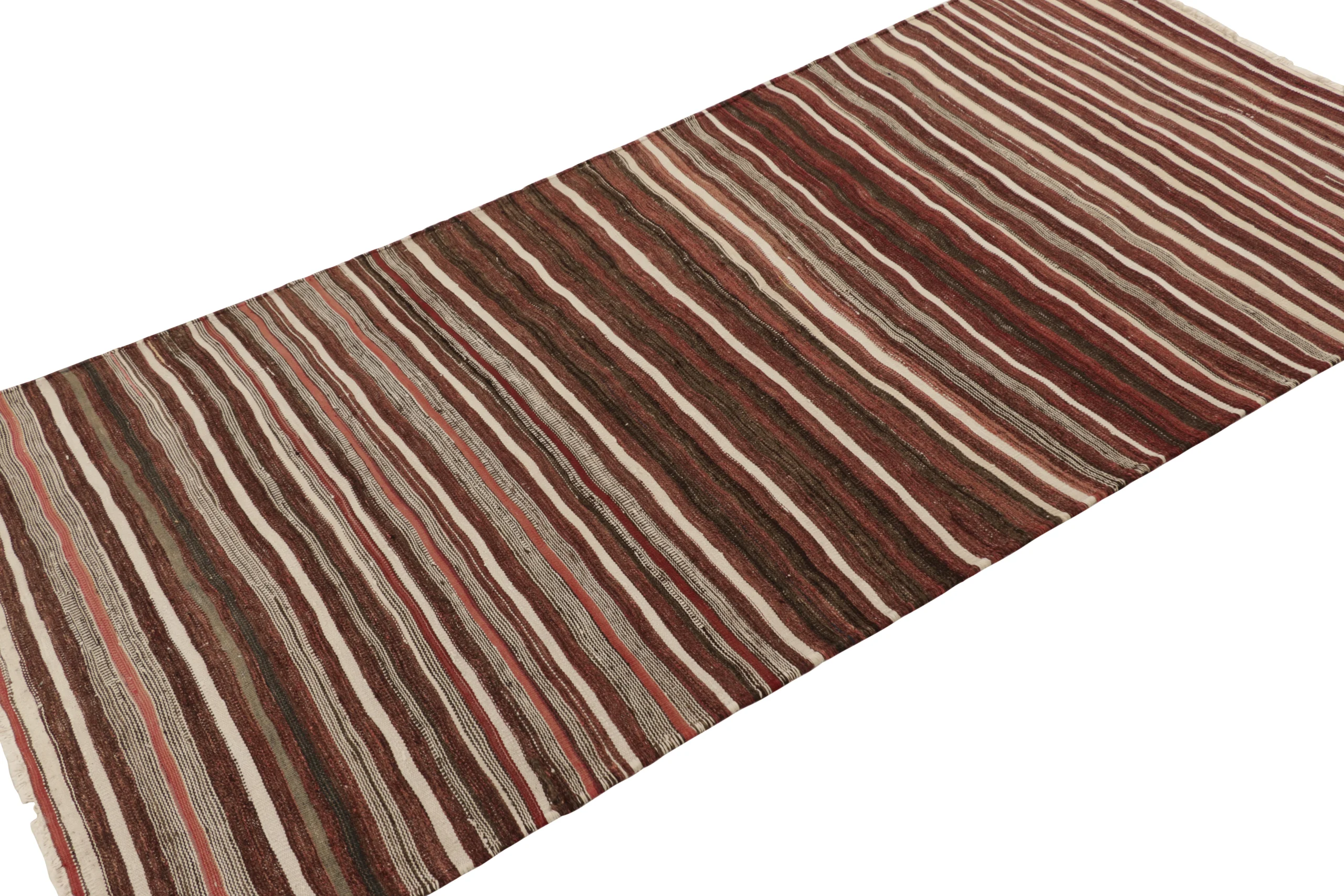 Vintage Shahsavan Striped Kilim