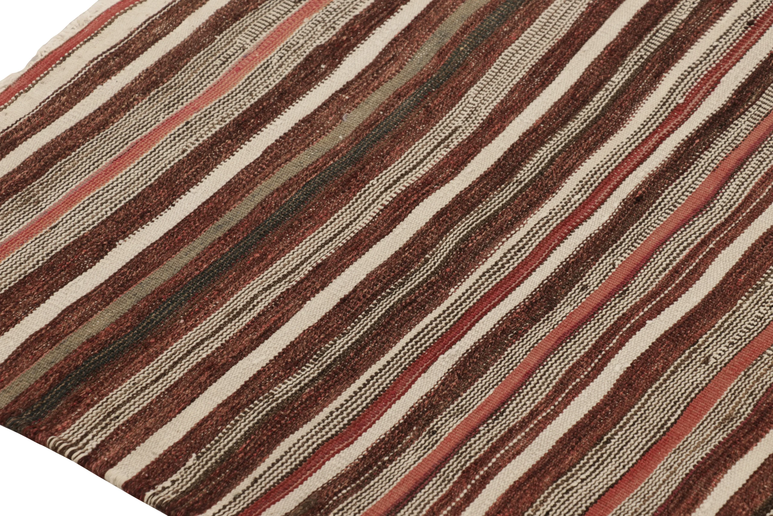 Vintage Shahsavan Striped Kilim