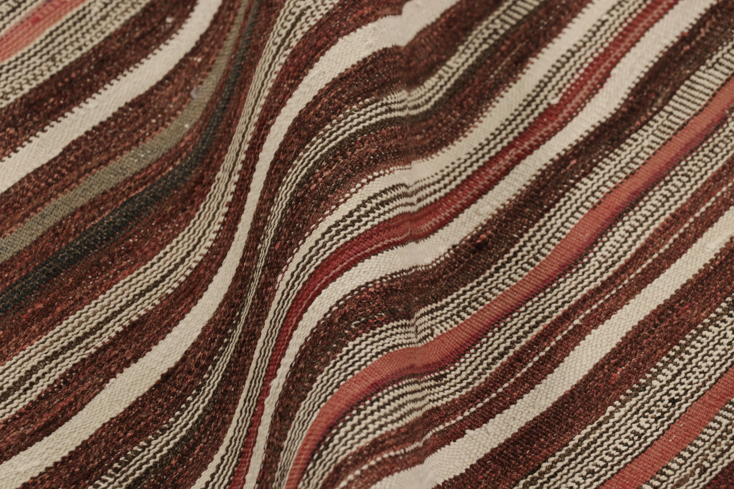 Vintage Shahsavan Striped Kilim