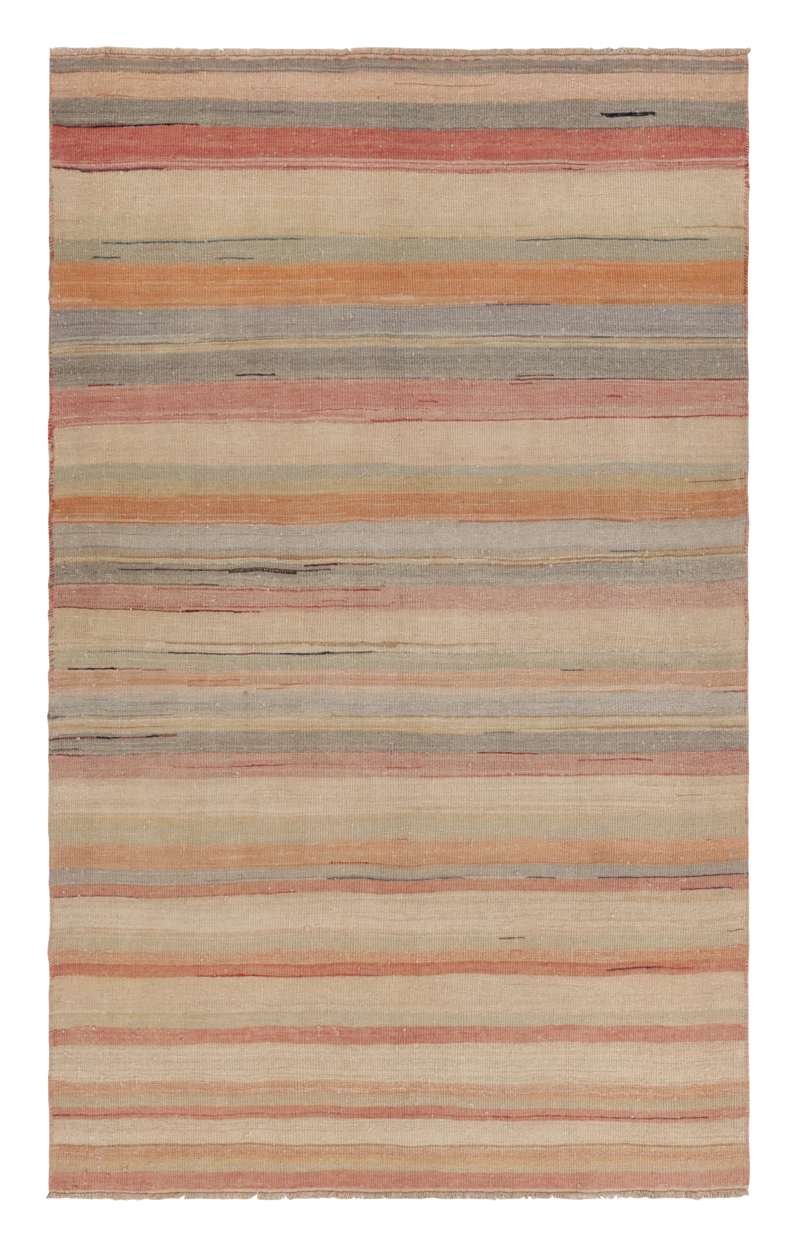 Vintage Shahsavan Striped Kilim