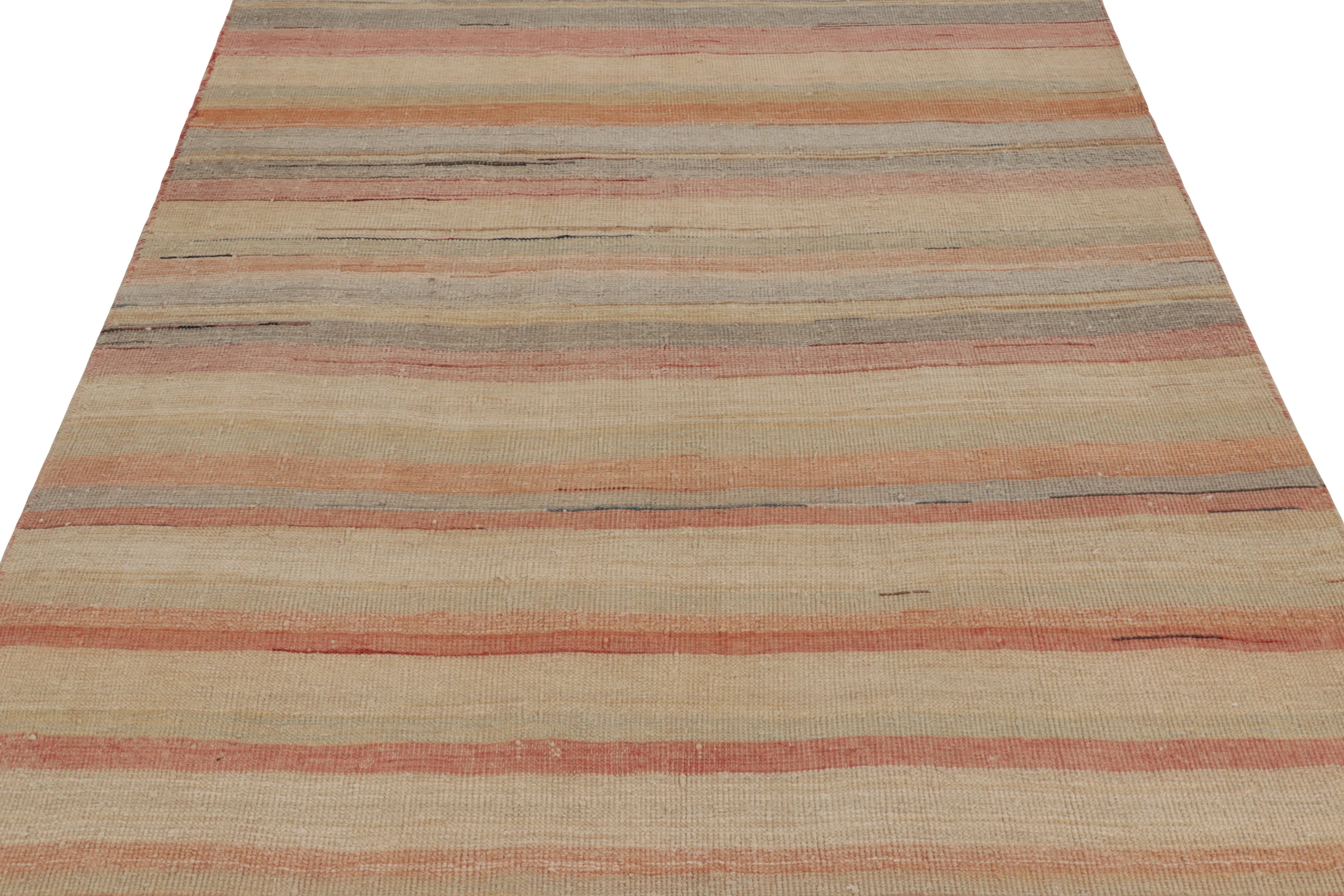 Vintage Shahsavan Striped Kilim