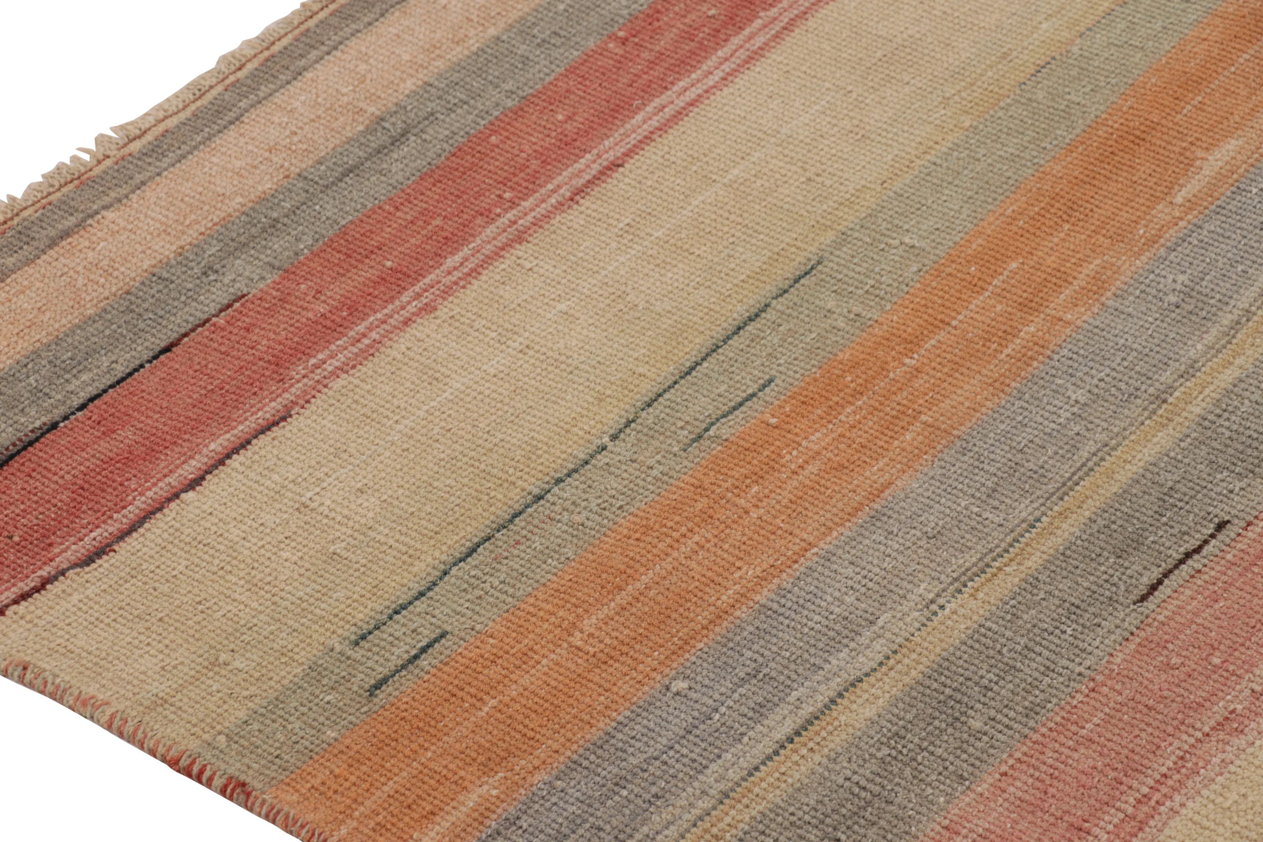 Vintage Shahsavan Striped Kilim