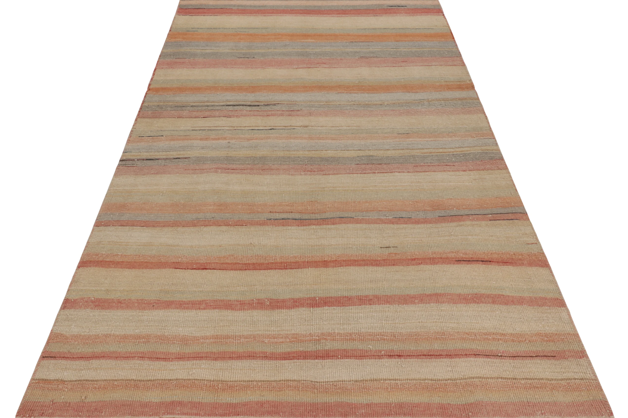 Vintage Shahsavan Striped Kilim