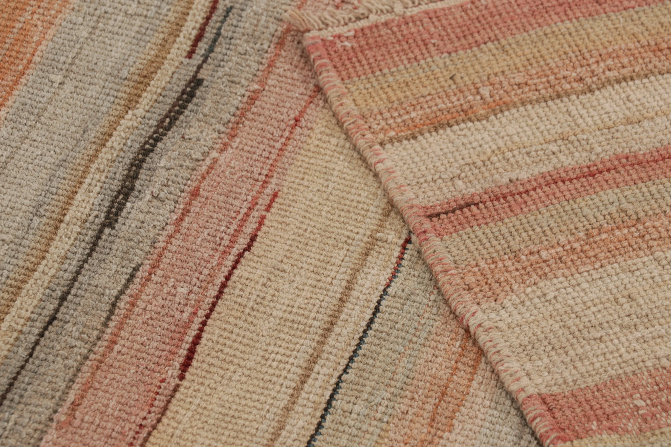 Vintage Shahsavan Striped Kilim
