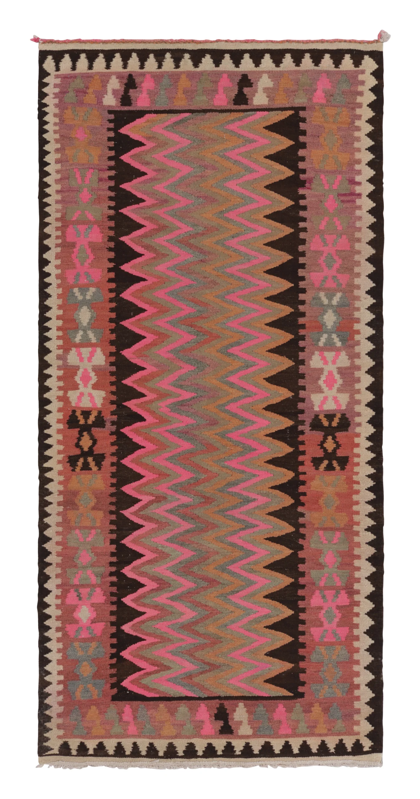 Vintage Shahsavan Zanjan Kilim