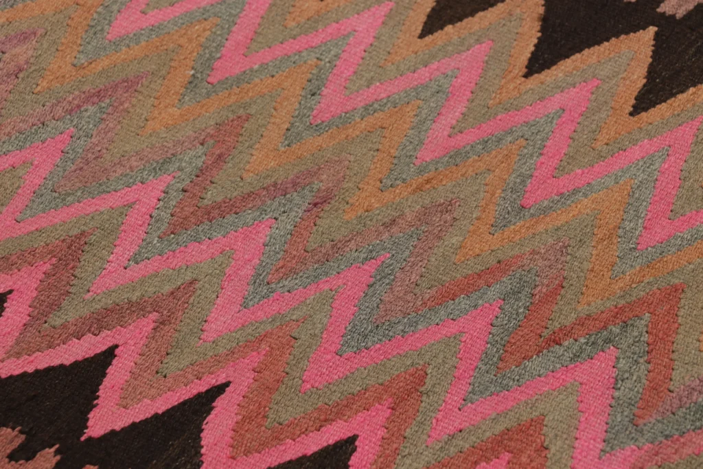 Vintage Shahsavan Zanjan Kilim