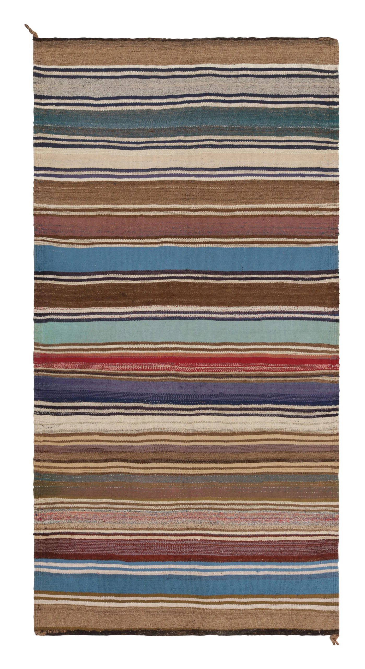 Vintage Shahsavan Striped Kilim
